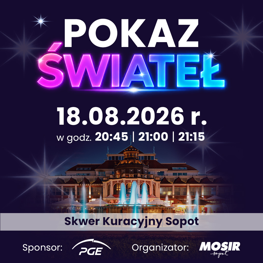 aktualność: Pokaz Świateł - Sopot Molo PGE Festiwal
